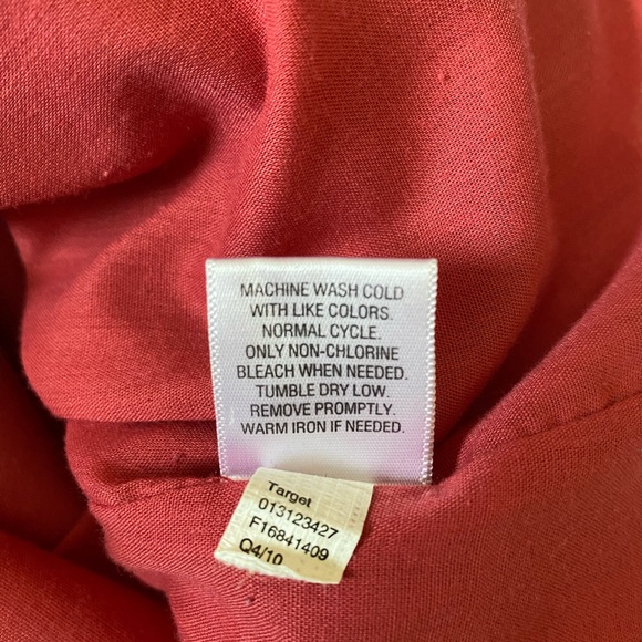 Merona Pink Sleeveless 100% Cotton Round Neck Dress Women’s Size XL - Picture 10 of 14